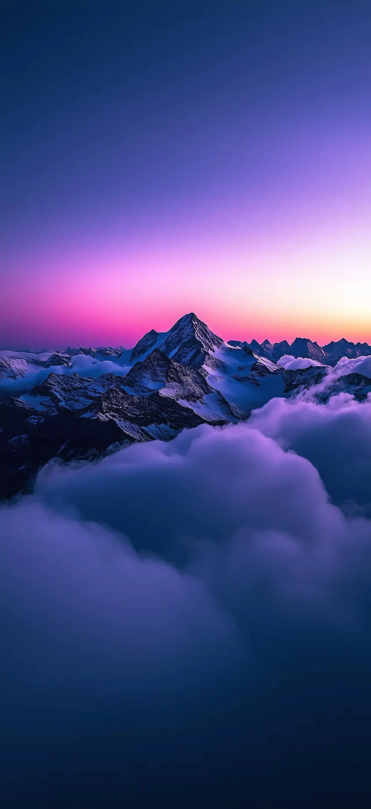壮丽雪山云海壁纸 1280×2784 预览图