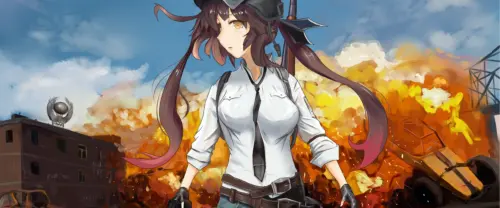 动漫少女爆炸场景壁纸 3840×1600 缩略图