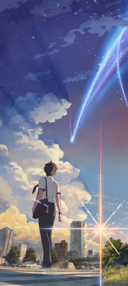 星空下的少年与彗星之梦 1080×2400