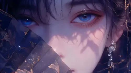 古装 精致少女 侧颜 电脑壁纸 缩略图