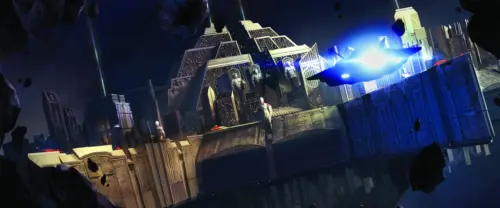 未来城市空中飞船壁纸 3840×1600 缩略图