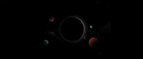 静谧宇宙行星壁纸 3840×1600 缩略图