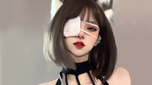 独眼猫耳少女壁纸 3840×2160 缩略图