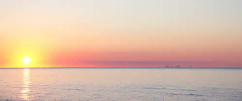 唯美日出海景壁纸 3840×1600 缩略图