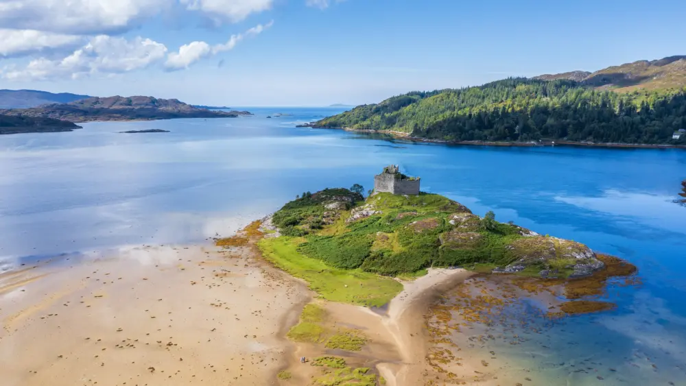 海岛古堡风光 3840×2160