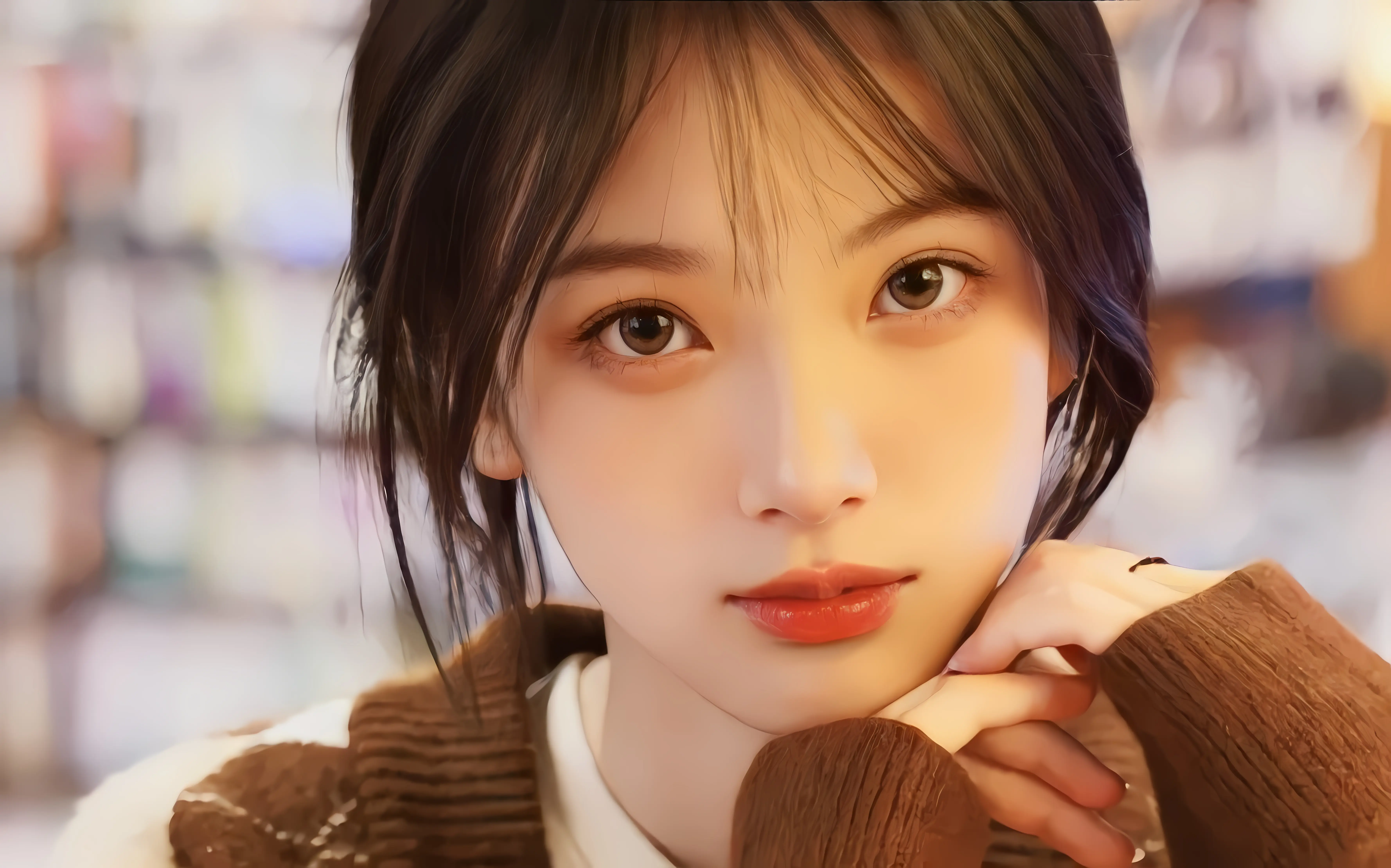 温柔少女清新日常壁纸 7112×4440 预览图