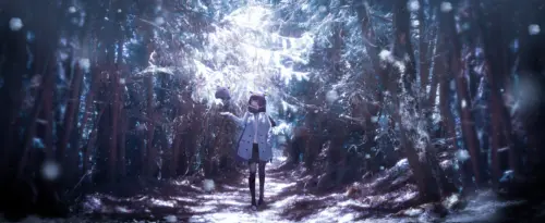 雪中森林动漫女孩壁纸 9832×4039 缩略图