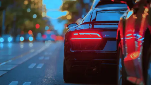 夜色街头跑车炫光壁纸 3840×2160 缩略图