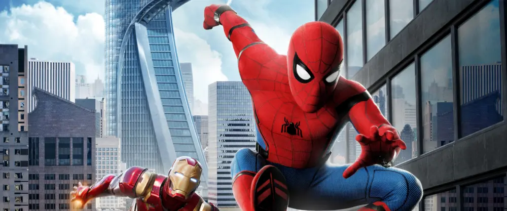 钢铁侠与蜘蛛侠城市壁纸 3840×1600